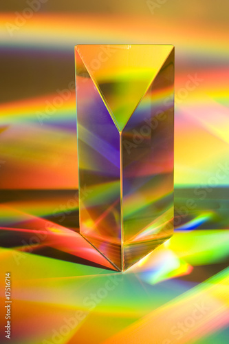 Prism With Rainbows