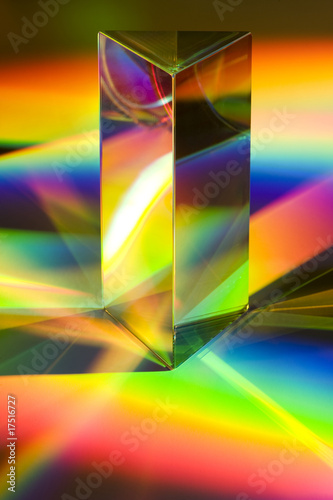 Prism With Rainbows