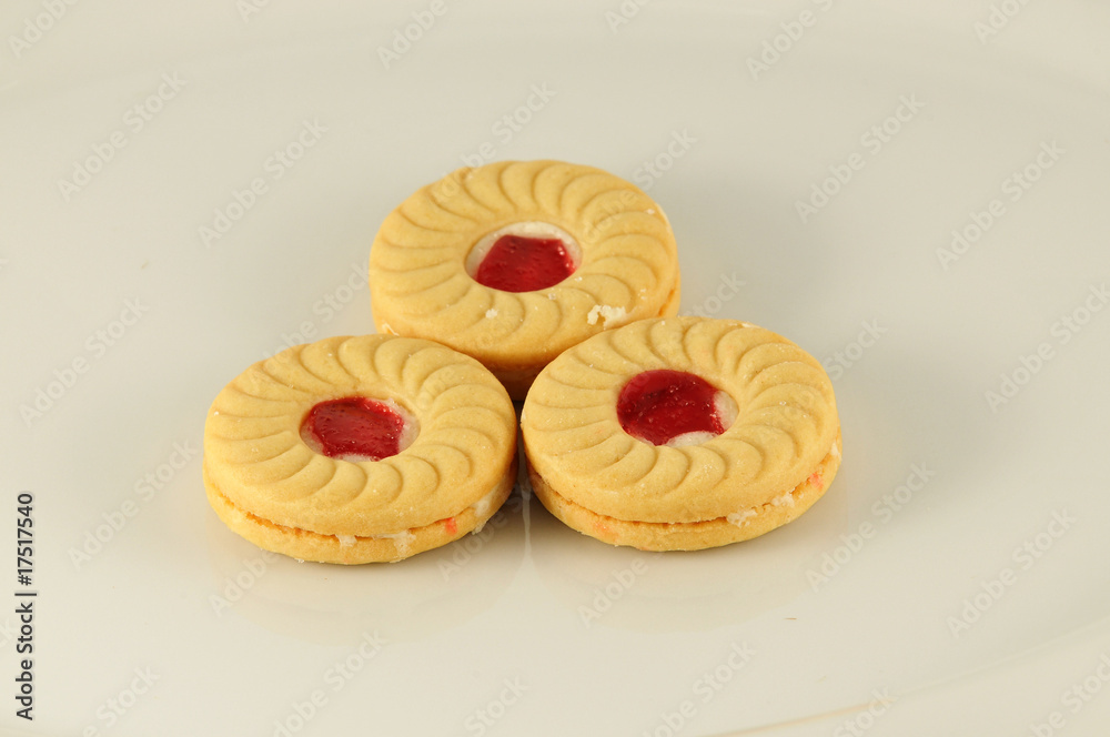 cherry biscuit on the tables cherry biscuit on the tables