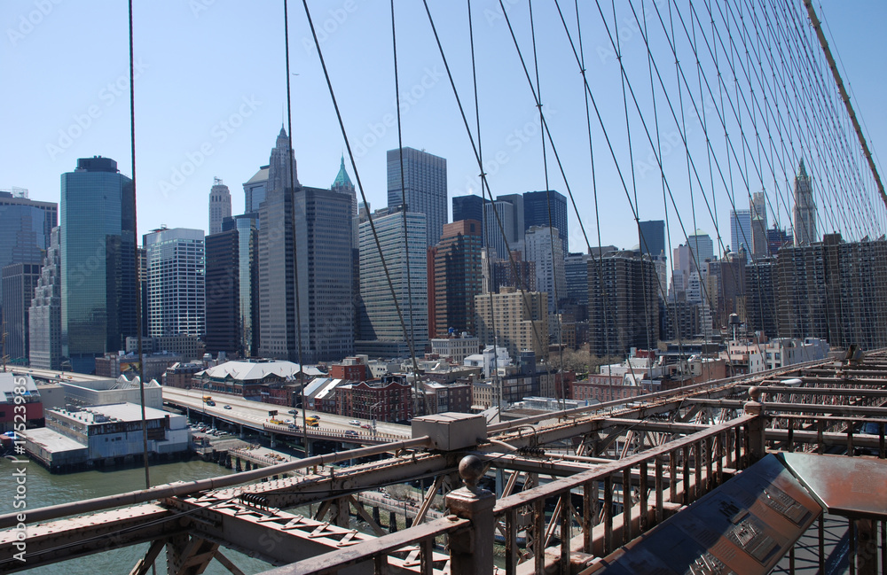 Vistas desde el puente de Brooklyng