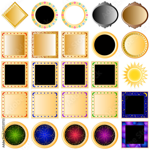dekorative Buttons