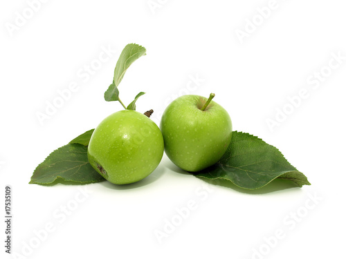 Two Green Aples
