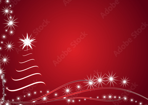 albero natalizio stelle luccicanti bianche