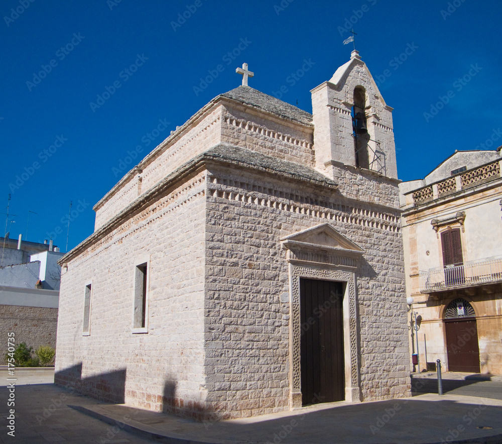 San Rocco church. Turi. Puglia.