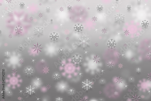 Pink Snowflakes
