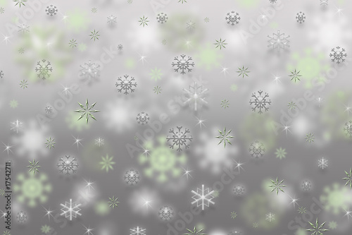 Green Snowflakes