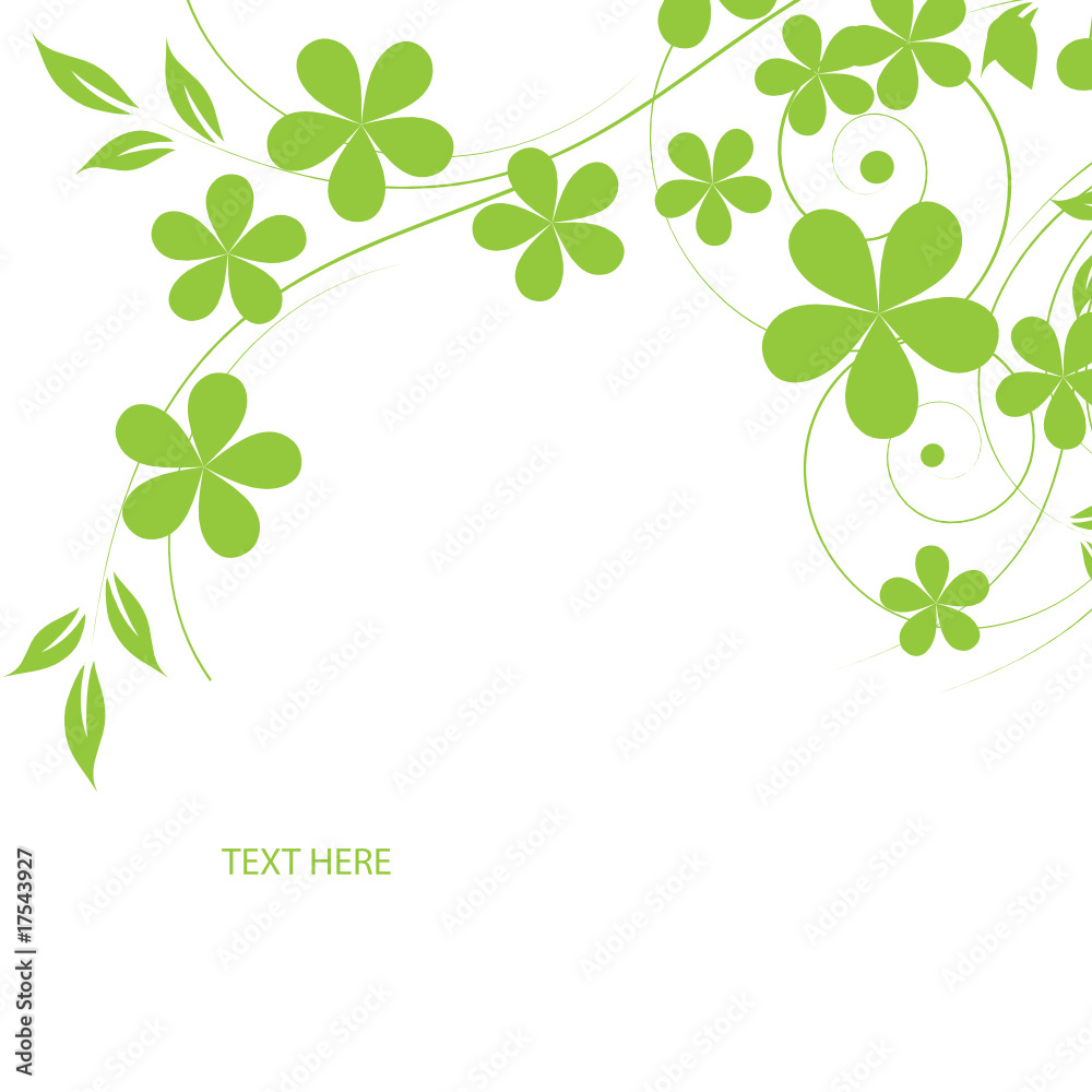 abstract floral background with place for your text abstract floral background with place for your text