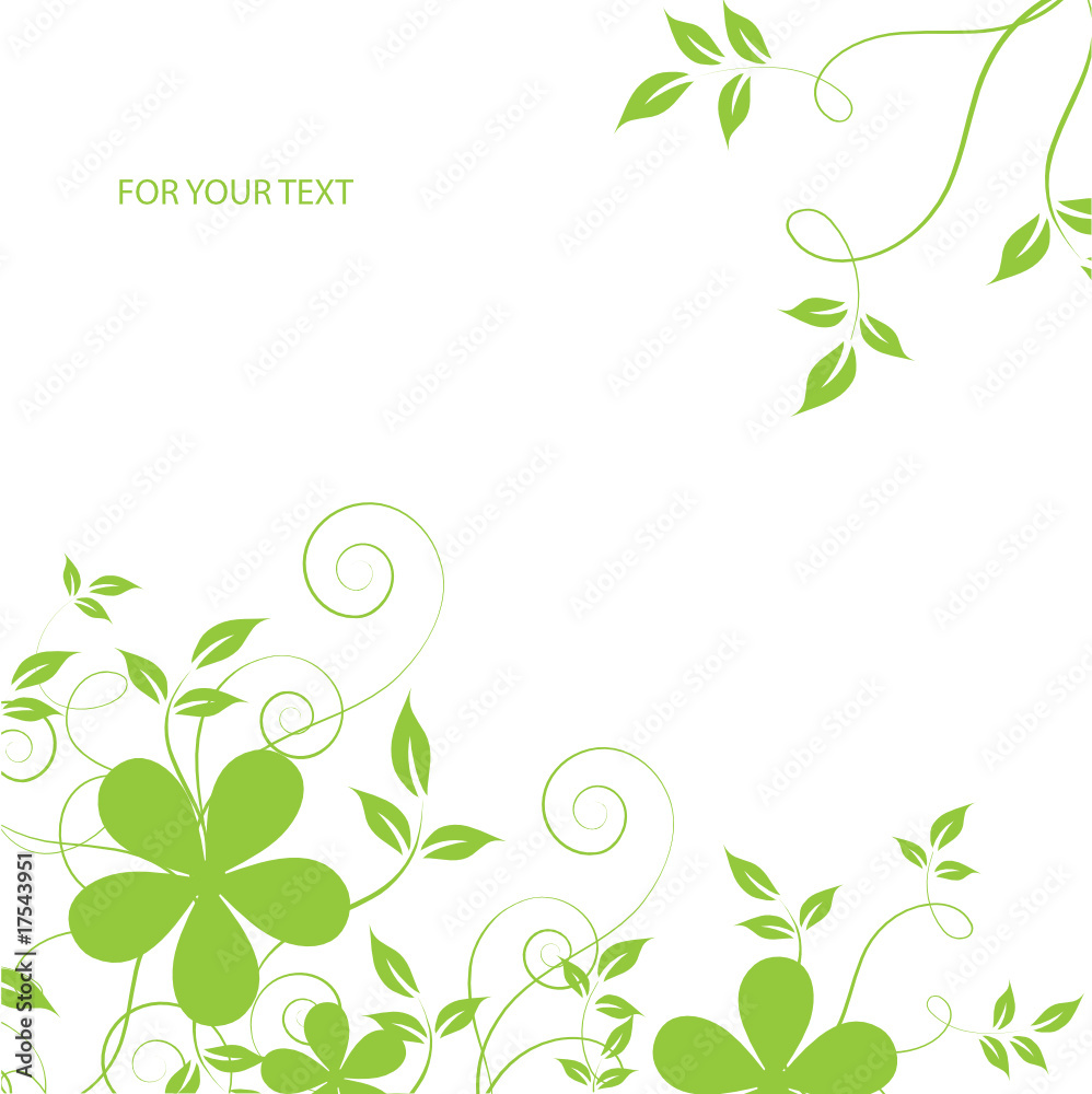 abstract floral background with place for your text abstract floral background with place for your text