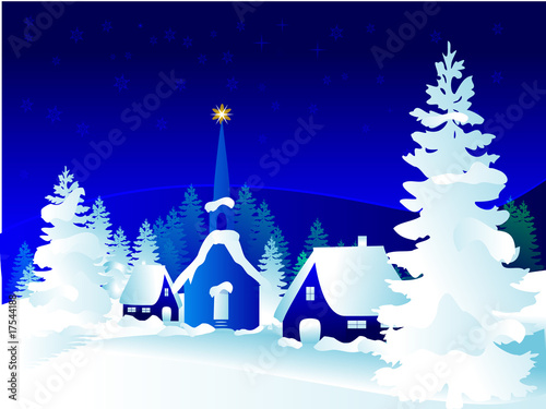 paysage d'hiver