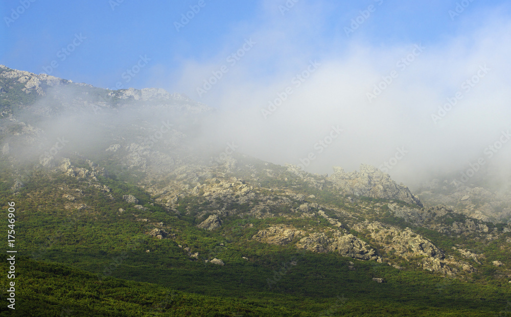 montagne du Nebbio en Corse