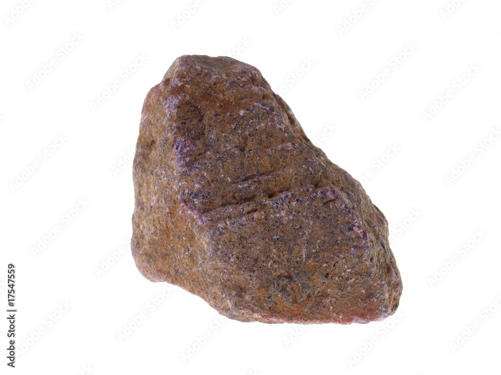 Corundum. Origin: Madagascar, studio isolated photo Corundum. Origin: Madagascar, studio isolated photo