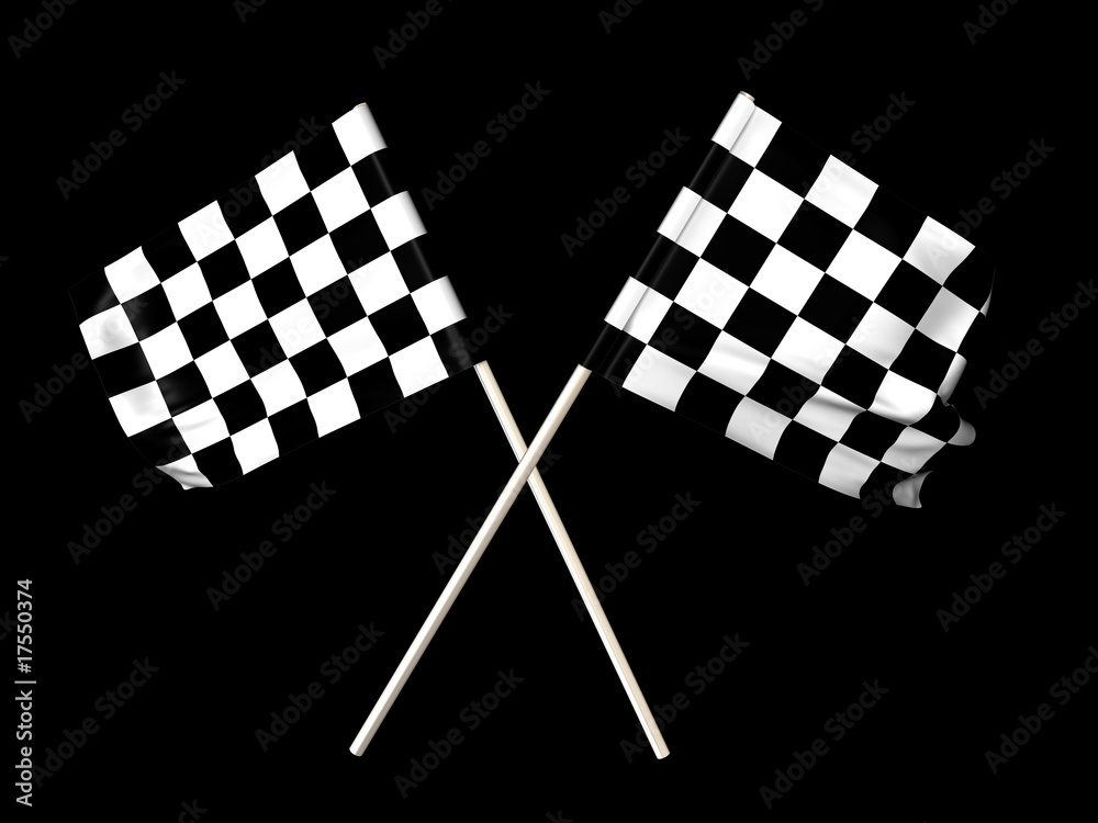 Fototapeta premium zielfahnen