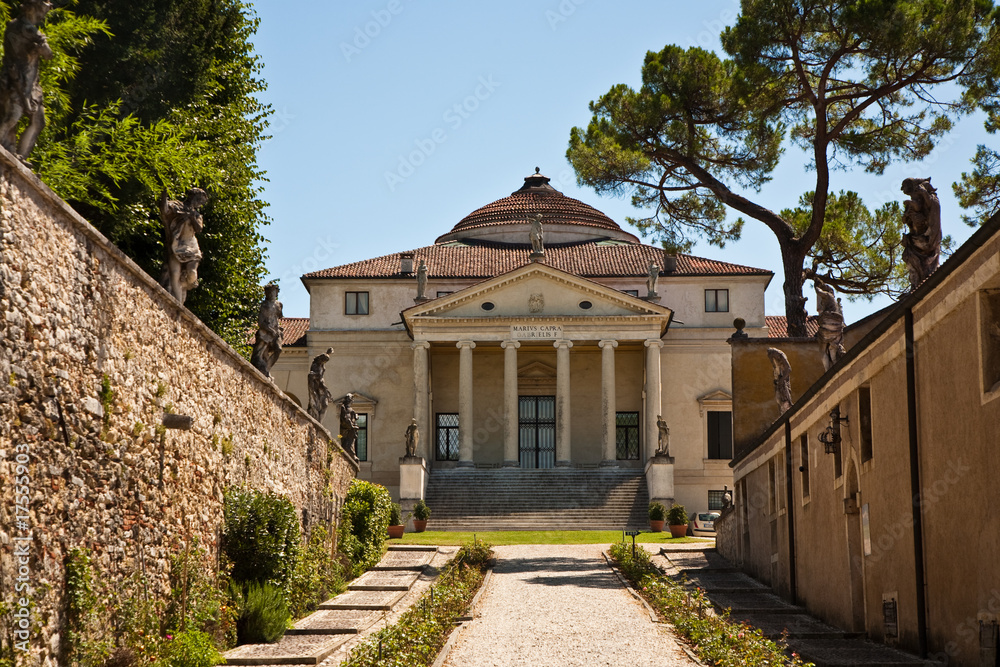 Villa Rotonda, erbaut von Andrea Palladio, Vicenca
