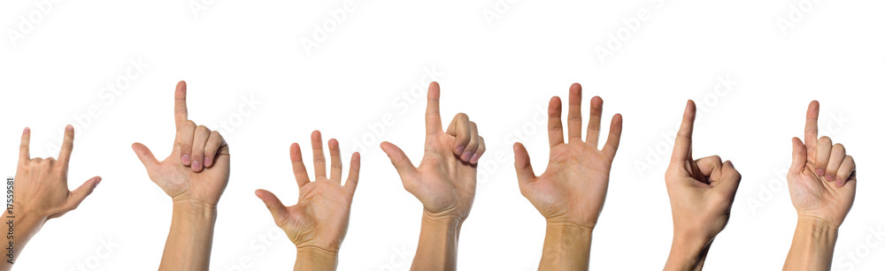 Finger pointing somewhere up Finger pointing somewhere up