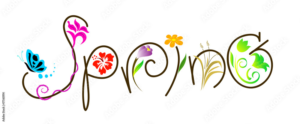 Naklejka premium spring