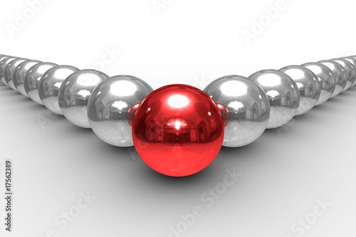 Conceptual image of teamwor...