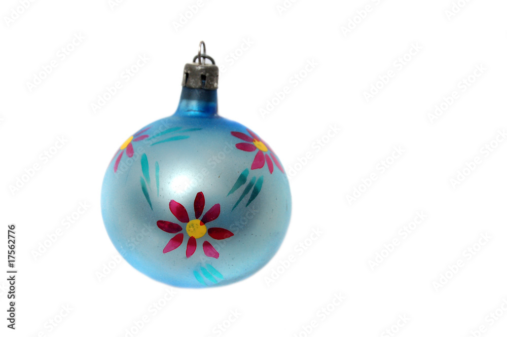 Flower christmas tree ornament
