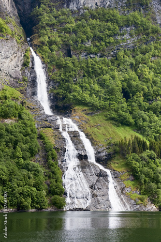 Waterfall flowing