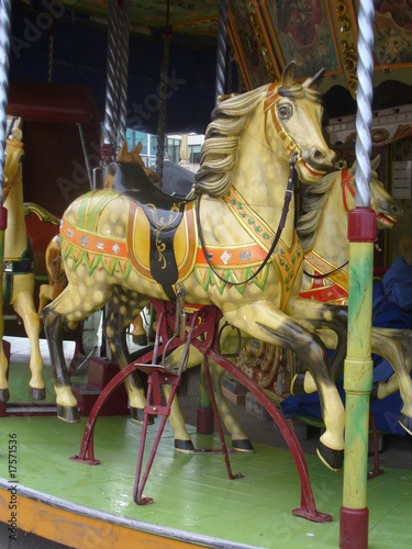 Horse in merry-go-around