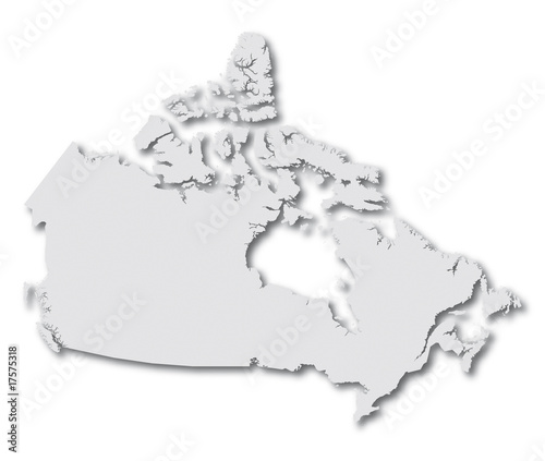 canada mappa photo