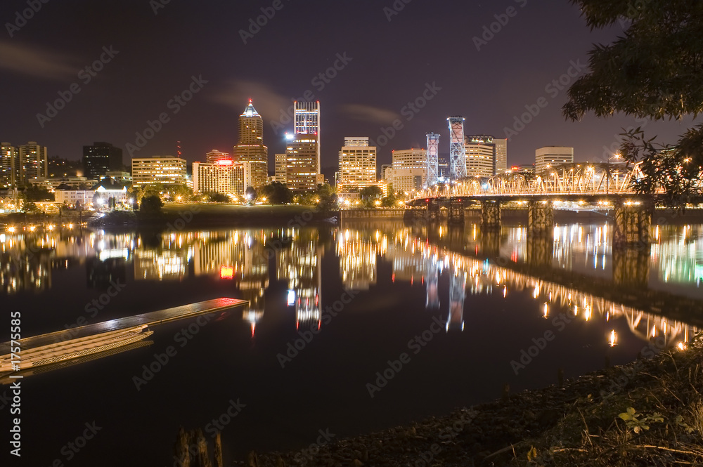 Naklejka premium View of Portland, Oregon Cityscape