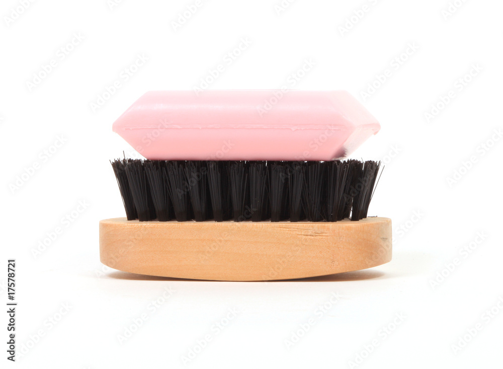 brush and soap bar brush and soap bar