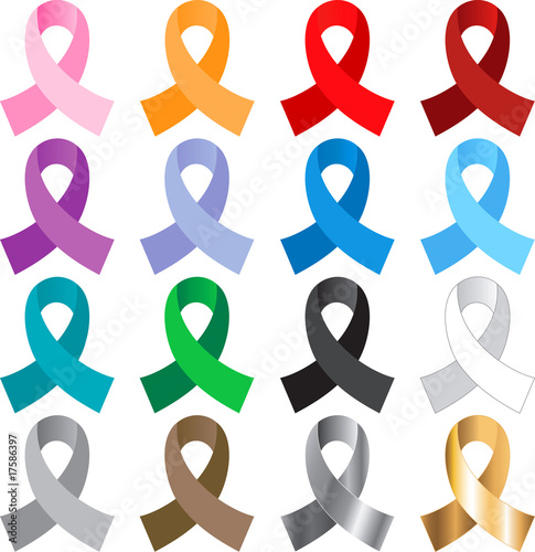 16 Awareness Ribbons