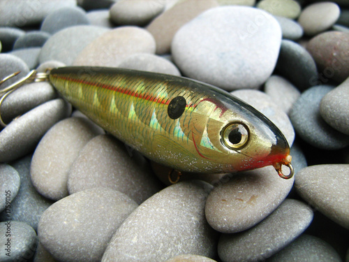 beautiful colorful fishing bait photo