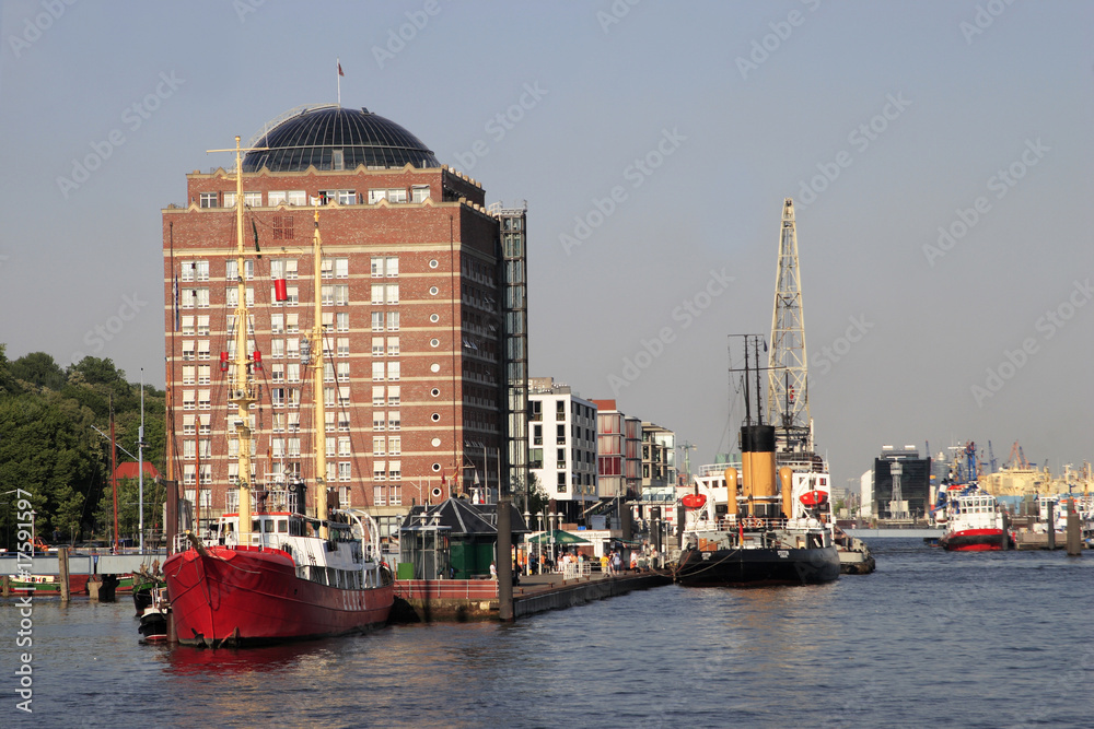 Red Museum Lightship,Oevelgoenne,Hamburg,Germany