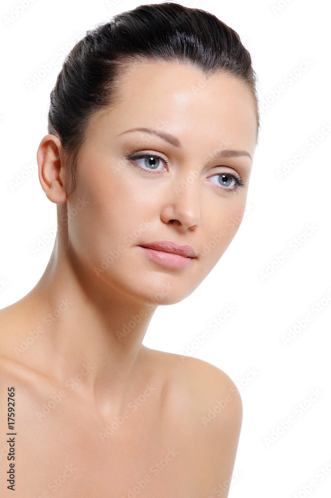 Health skin and freshness of complexion woman's face Health skin and freshness of complexion woman's face