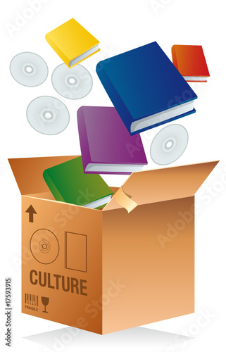 Carton de déménagement - culture