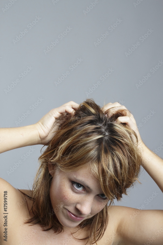 Fototapeta premium Kopfhaut