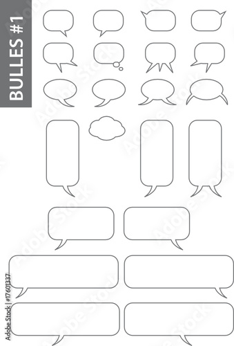 Bulles bande dessinée - bubble cartoon