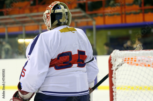 Photography hockey goalie