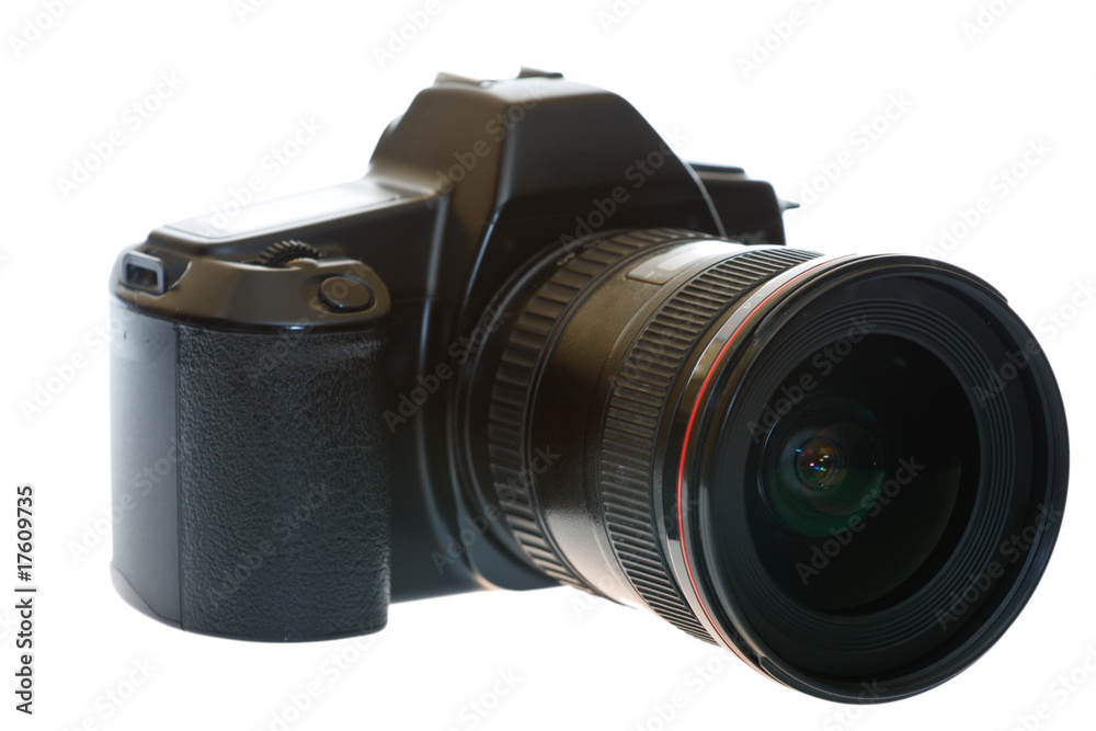 DSLR with a wideangle lens