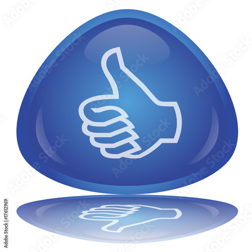 Bouton "Pouce Levé" -- "Thumbs Up" Button