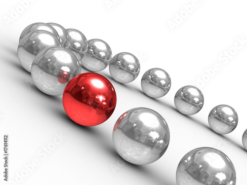 Conceptual image of teamwor...