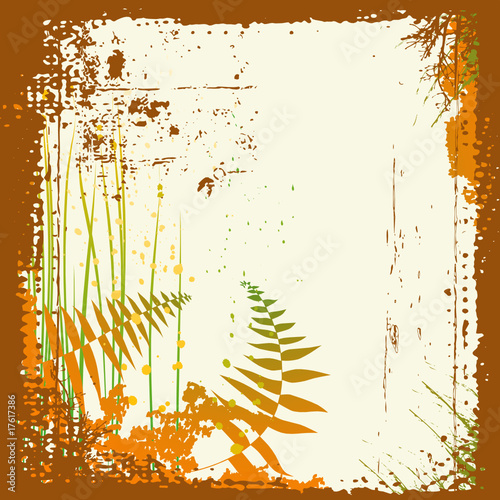 autumn background with a space for a text