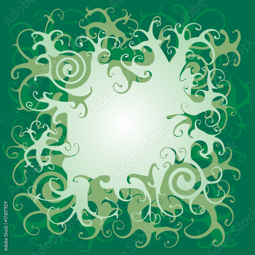 fantastic scroll Background. Vector.