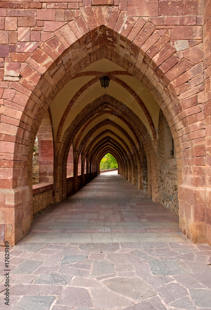 Passage of the monastery