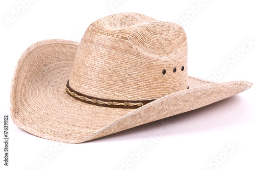 Cowboy hat isolated on white.