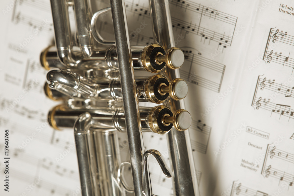 Obraz premium Part of trumpet