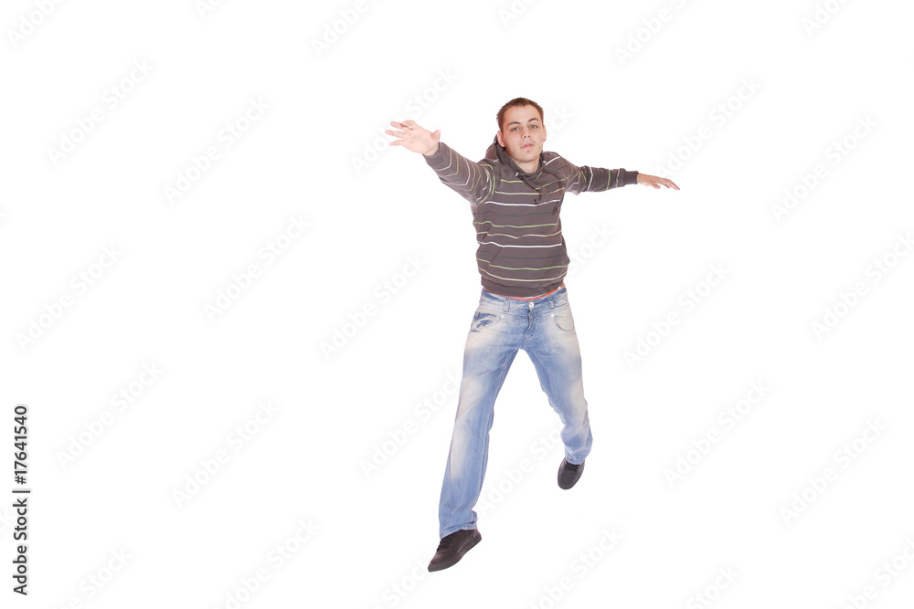 Man isolated on white Man isolated on white