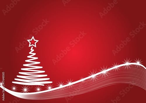 sfondo albero di Natale stilizzato