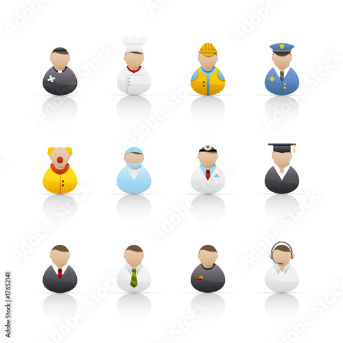 Icon Set - People Ocupations