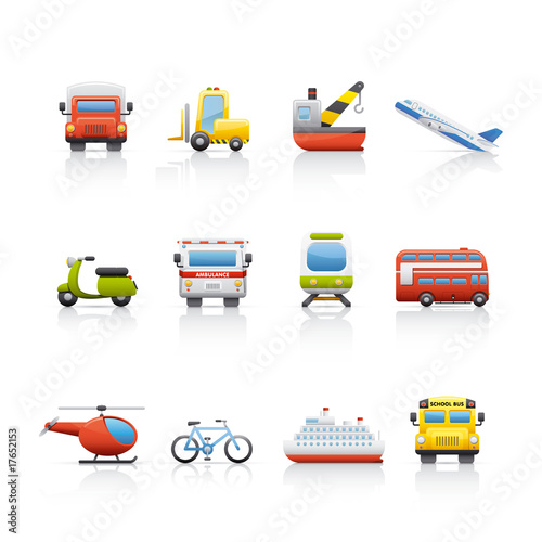 Icon Set - Transport