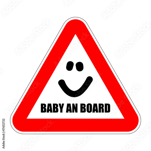 zeichen baby an board I