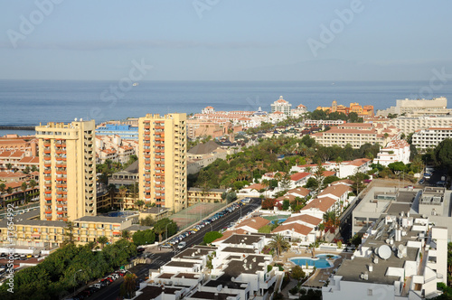 Spanish Resort Los Cristianos. Canary Island Tenerife photo