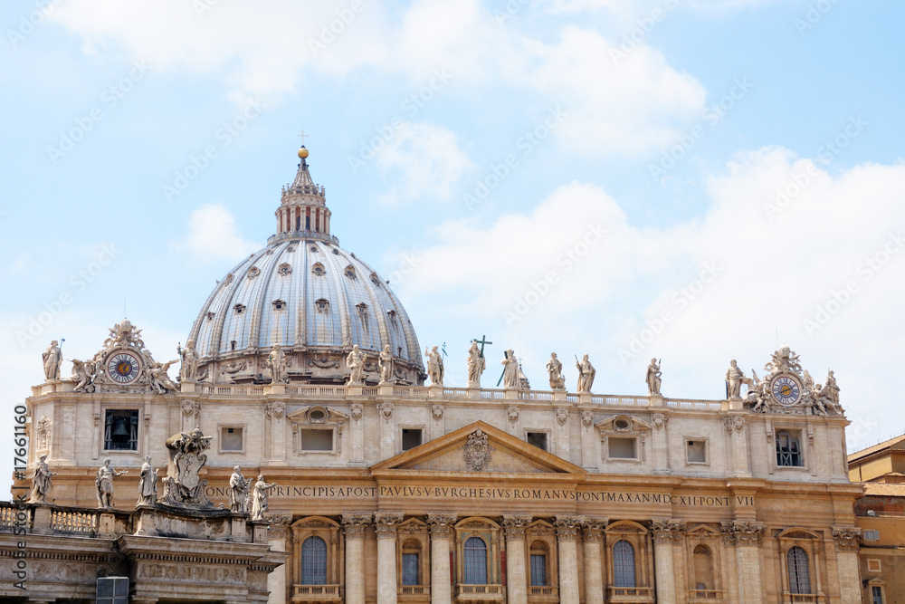 Facade of St. Peter Basilica