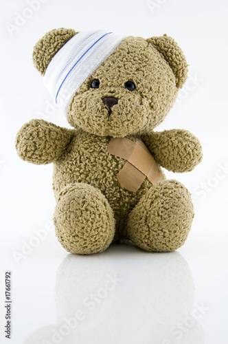 Wounded Teddy Bear